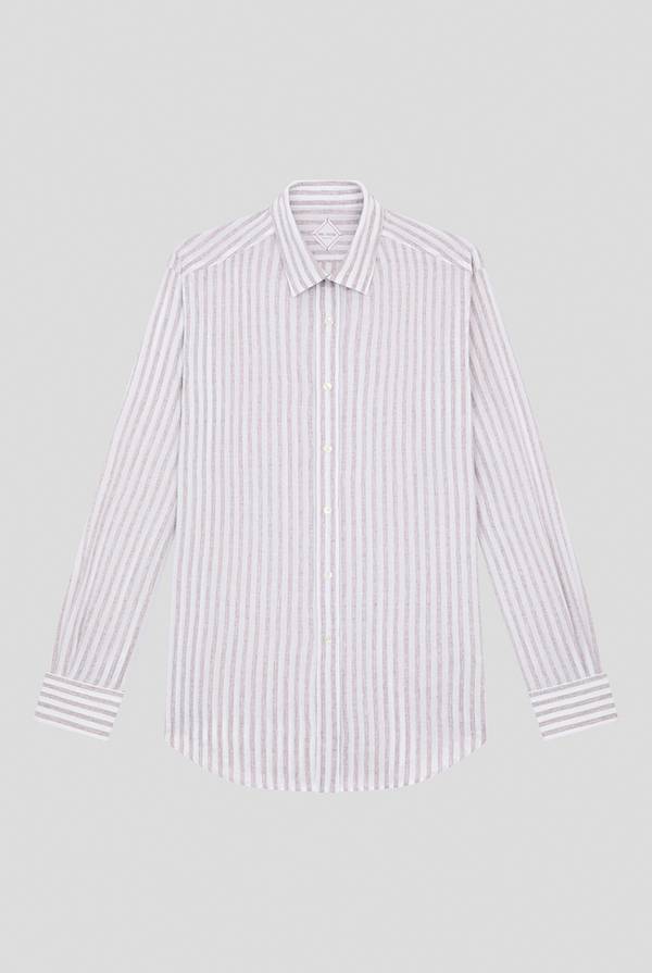 Pull Pal Zileri Camicia a macro righe bianche e azzurre Convenienza