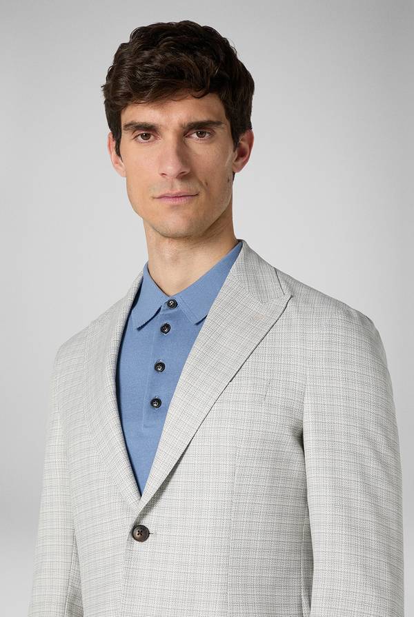 Pull Pal Zileri Giacca Effortless con motivo micro check Sconto