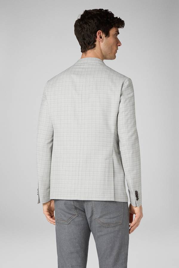 Pull Pal Zileri Giacca Effortless con motivo micro check Sconto