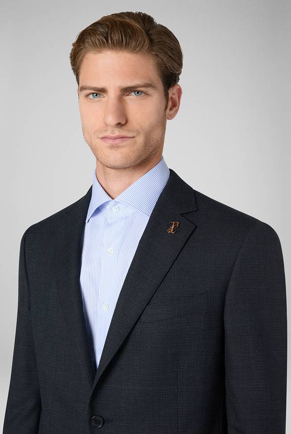 Pull Pal Zileri Abito Palladio in lana stretch con motivo Principe di Galles Offerta