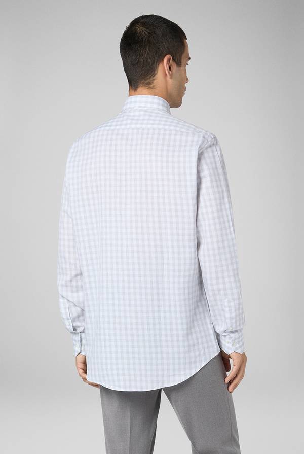 Pull Pal Zileri Camicia micro fantasia con collo Milano In Vendita