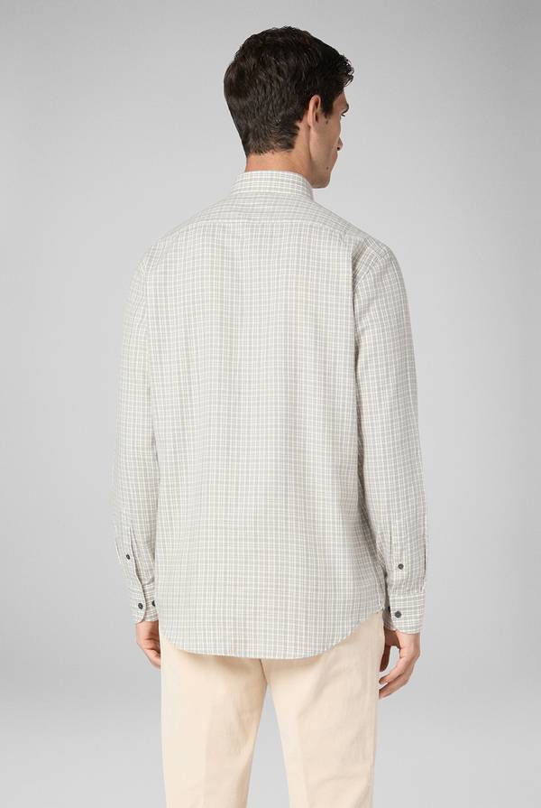 Pull Pal Zileri Camicia in flanella di cotone Vendita Economica