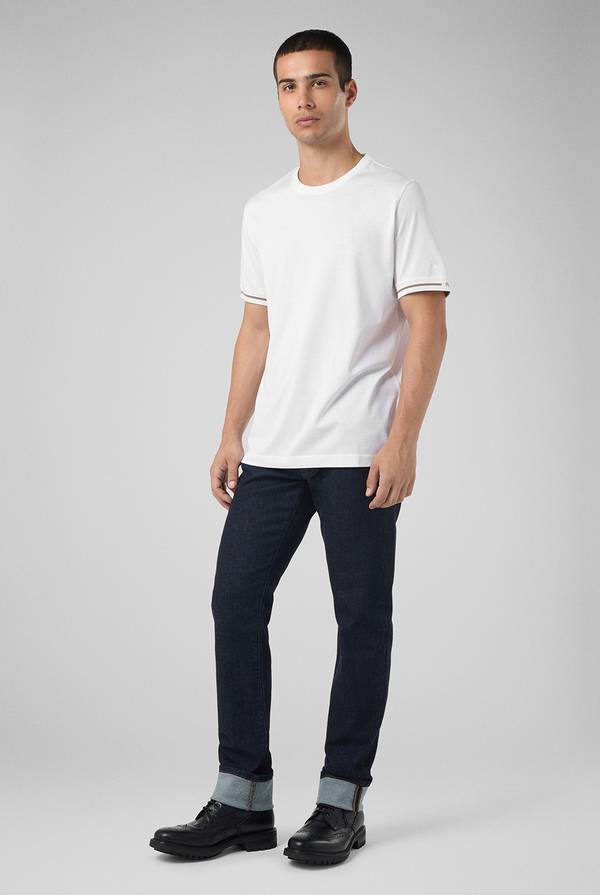 Pull Pal Zileri T-Shirt in jersey con logo ricamato In Saldo