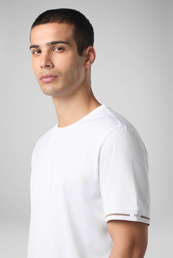 Pull Pal Zileri T-Shirt in jersey con logo ricamato In Saldo