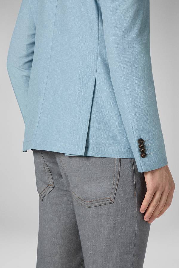 Pull Pal Zileri Giacca Effortless in jersey stampato Italy