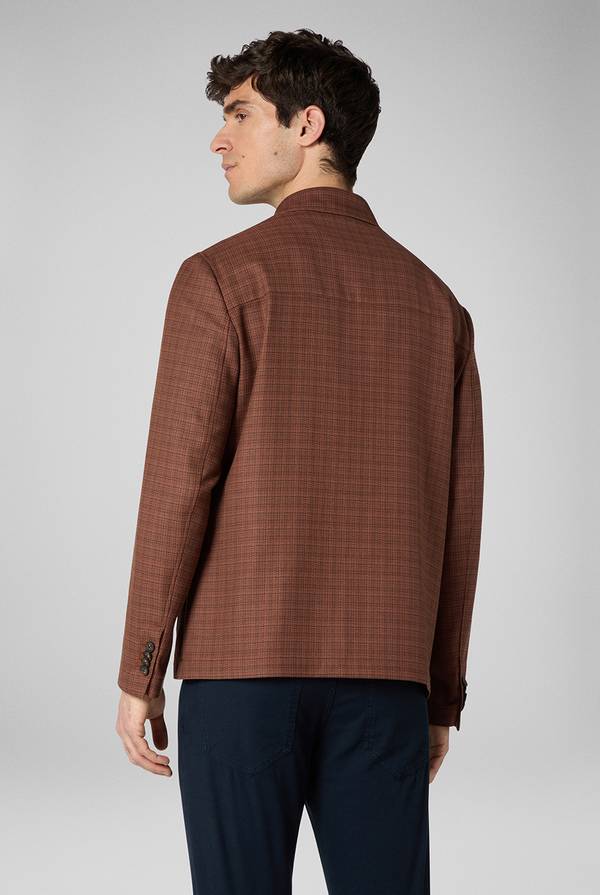 Pull Pal Zileri Giacca camicia con motivo micro check Qualità