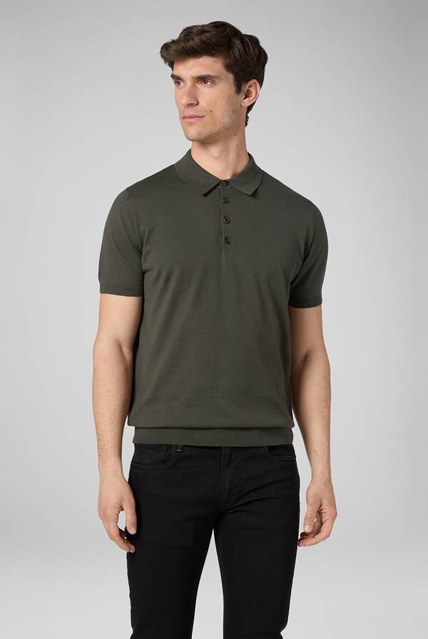 Pull Pal Zileri Polo in puro cotone a maniche corte Offerte