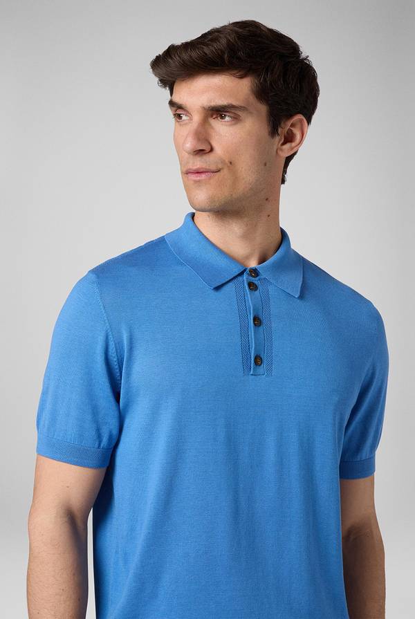 Pull Pal Zileri Polo in maglia di lana e seta Vendita Economica