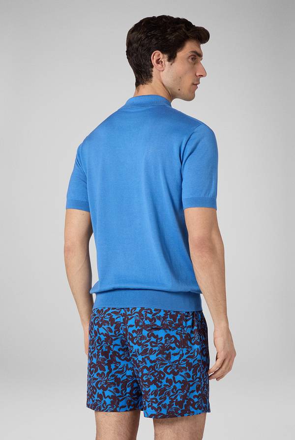 Pull Pal Zileri Polo in maglia di lana e seta Vendita Economica