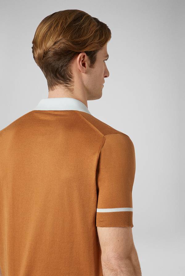 Pull Pal Zileri Polo in maglia con dettagli a contrasto Vendite Flash