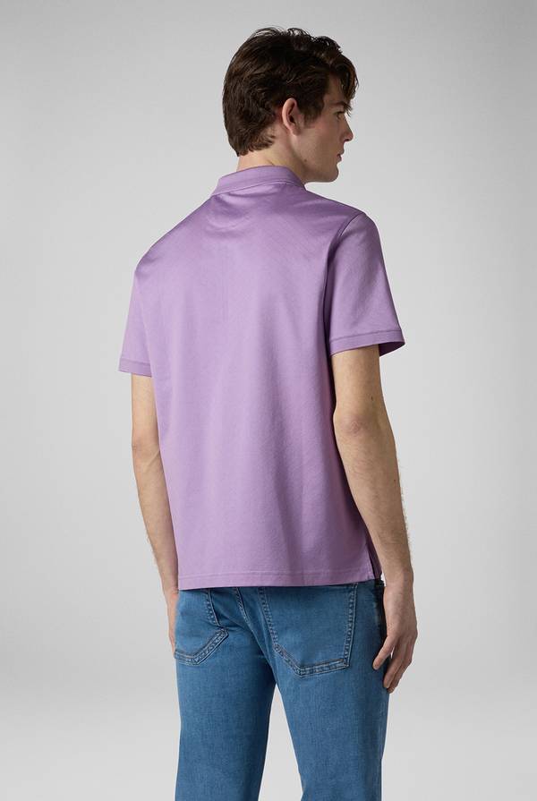Pull Pal Zileri Polo con monogramma allover Negozio
