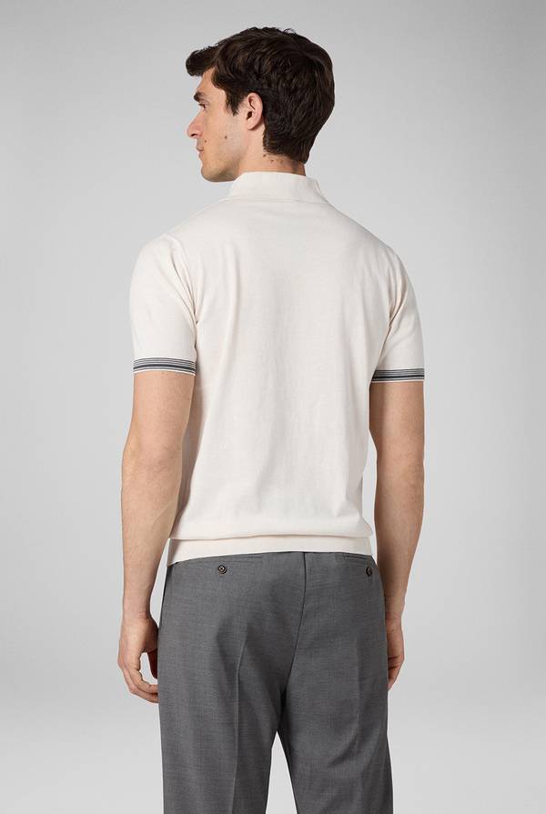 Pull Pal Zileri Polo con finiture millerighe 2025