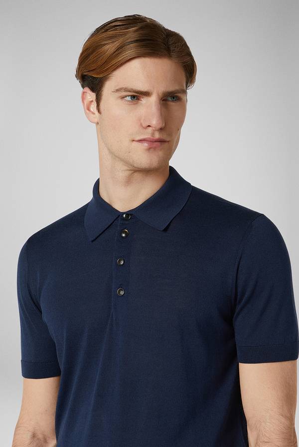 Pull Pal Zileri Polo in maglia di seta e cotone Italy