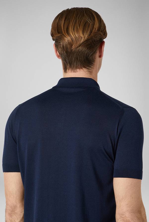 Pull Pal Zileri Polo in maglia di seta e cotone Italy