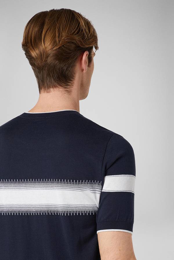 Pull Pal Zileri Maglia girocollo in seta e cotone Spedizione Gratuita