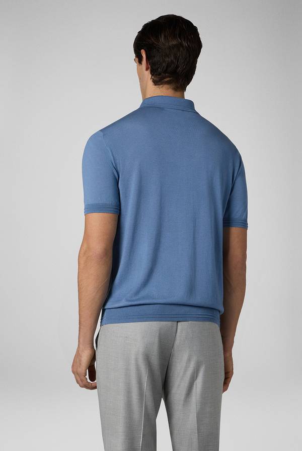 Pull Pal Zileri Polo in cotone e tencel Negozi Online