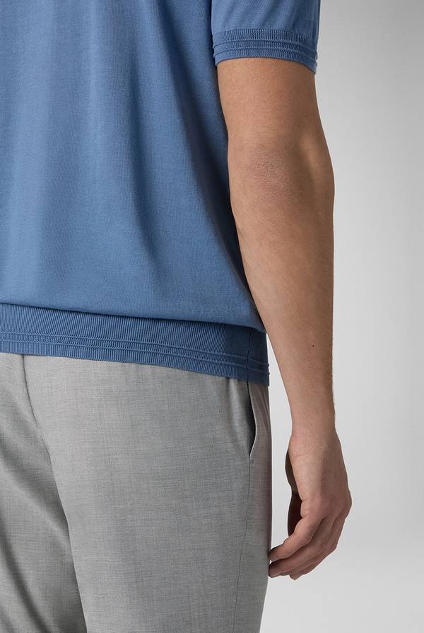 Pull Pal Zileri Polo in cotone e tencel Negozi Online