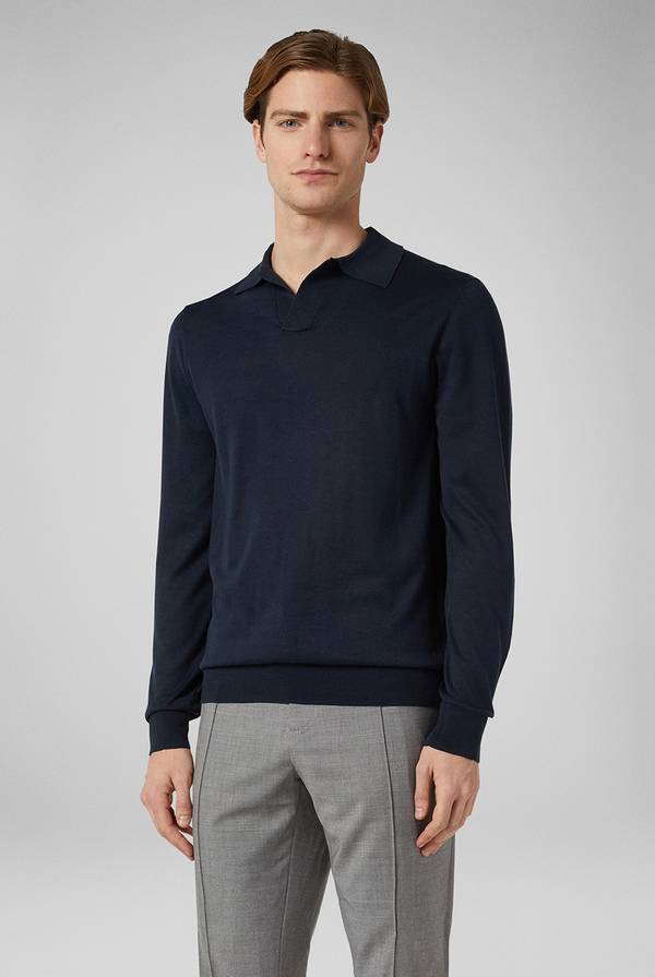 Pull Pal Zileri Polo in maglia a maniche lunghe Acquista Ora