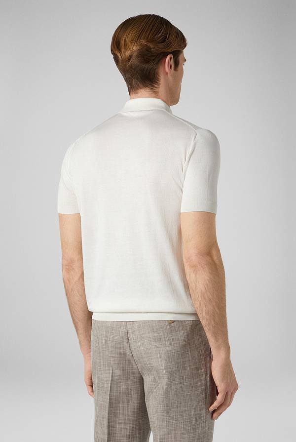 Pull Pal Zileri Polo in maglia di seta e cotone Consegna Veloce
