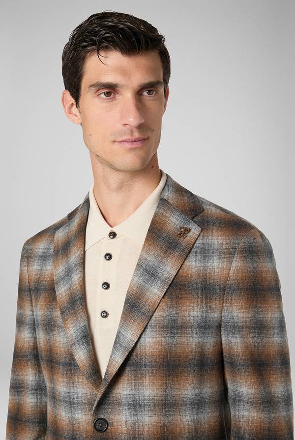 Pull Pal Zileri Giacca Brera con motivo Principe di Galles Shopping Online