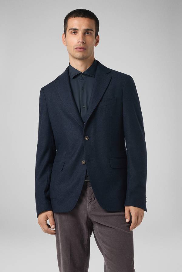 Pull Pal Zileri Giacca in lana tecnica con motivo spina di pesce Offerta