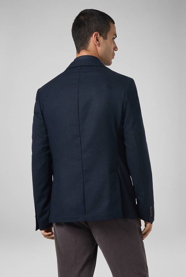 Pull Pal Zileri Giacca in lana tecnica con motivo spina di pesce Offerta