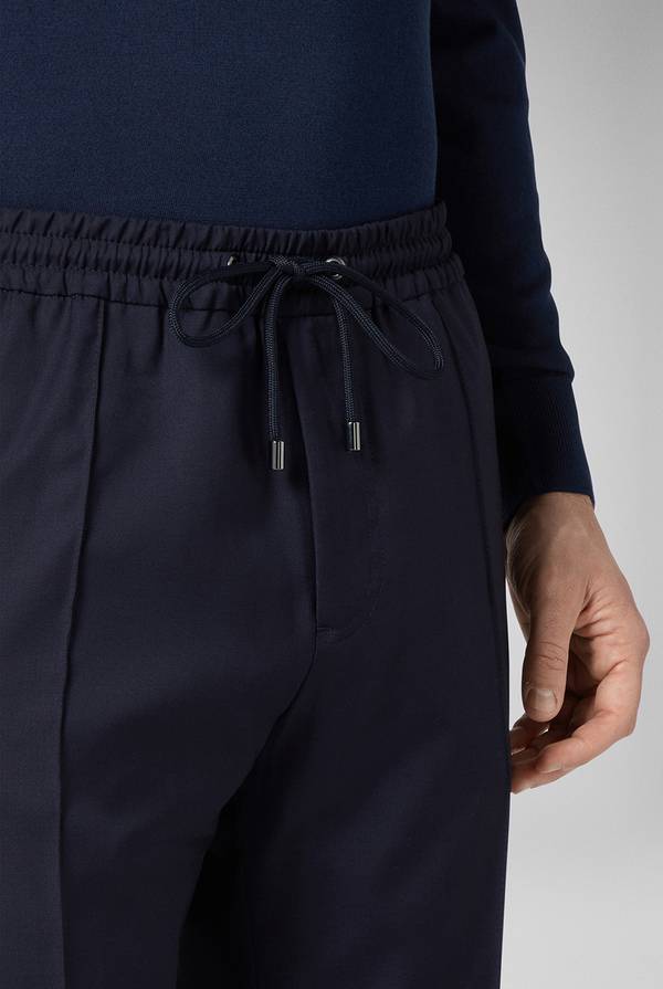 Pull Pal Zileri Drawstring in lana Vendita Calda
