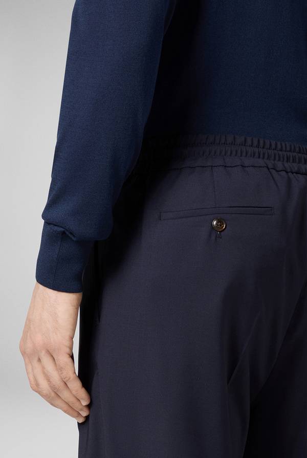 Pull Pal Zileri Drawstring in lana Vendita Calda