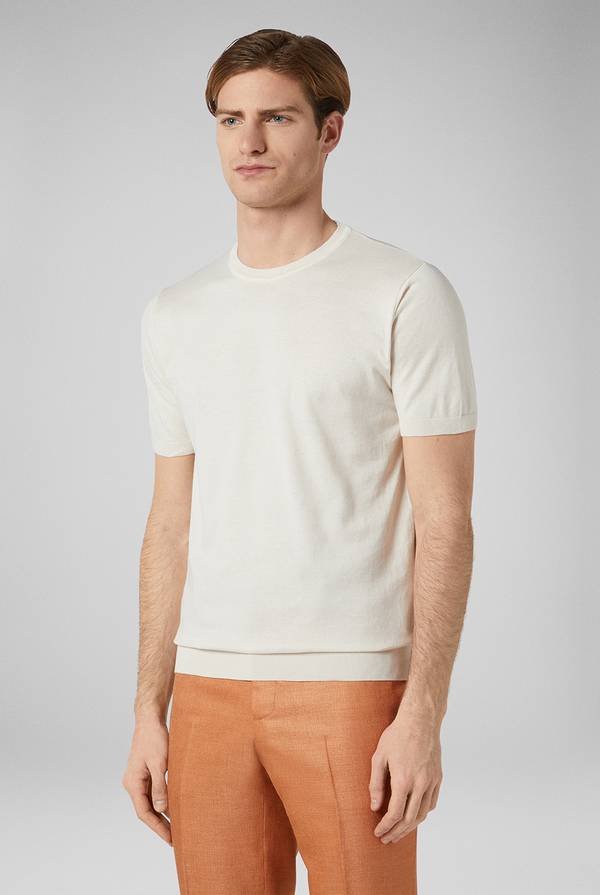 Pull Pal Zileri Maglia girocollo a maniche corte Vendite Flash
