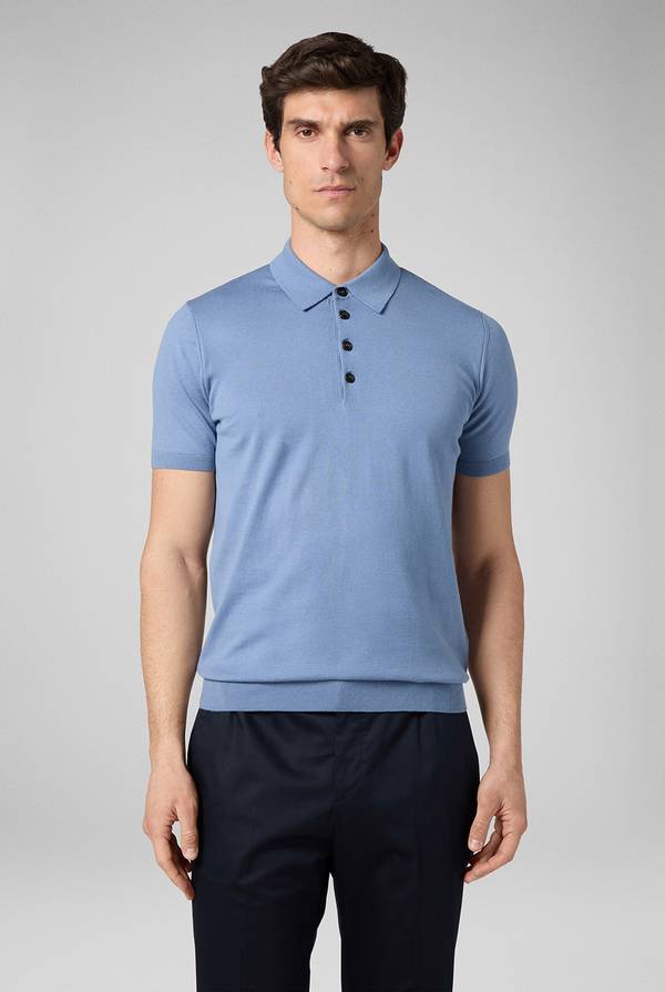 Pull Pal Zileri Polo in puro cotone a maniche corte In Saldo