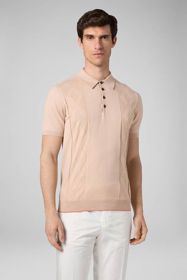 Pull Pal Zileri Polo in maglia con calati Moda