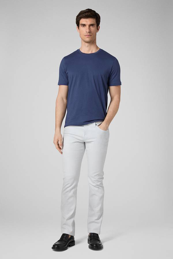 Pull Pal Zileri T-Shirt in cotone nel colore blu navy Spedizione Gratuita