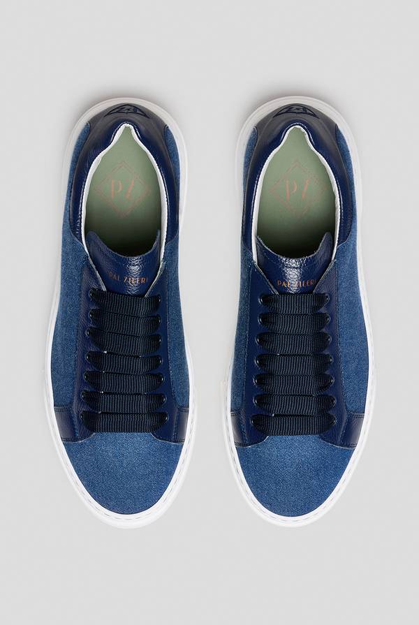 Pull Pal Zileri Sneakers in Denim Fino Al -60%