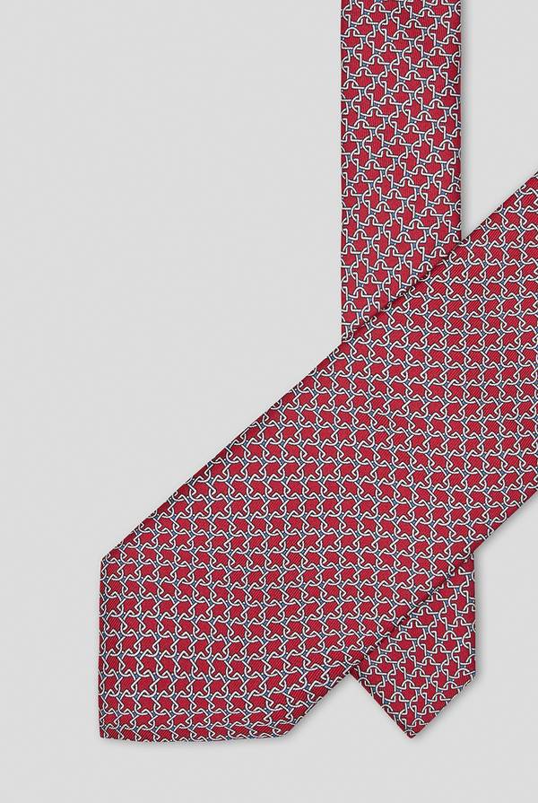 Pull Pal Zileri Cravatta in pura seta stampata con motivo geometrico Fino Al -60%