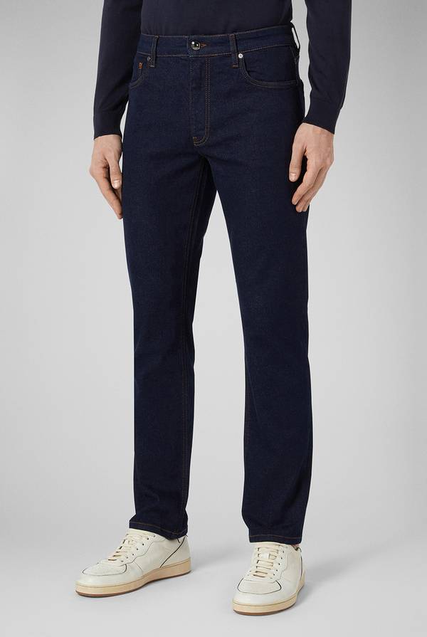 Pull Pal Zileri Denim lavaggio scuro Nuova