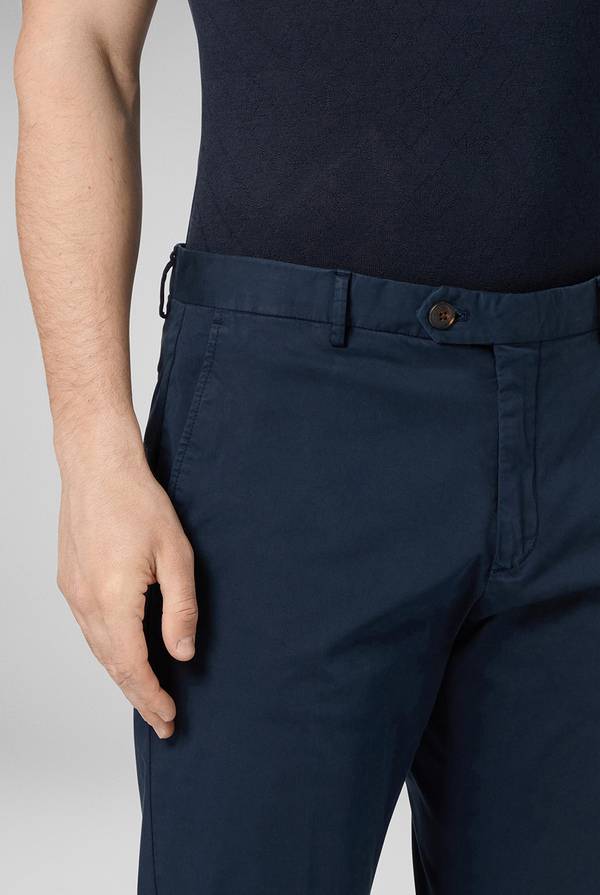 Pull Pal Zileri Chino in cotone stretch tinto in capo Moda