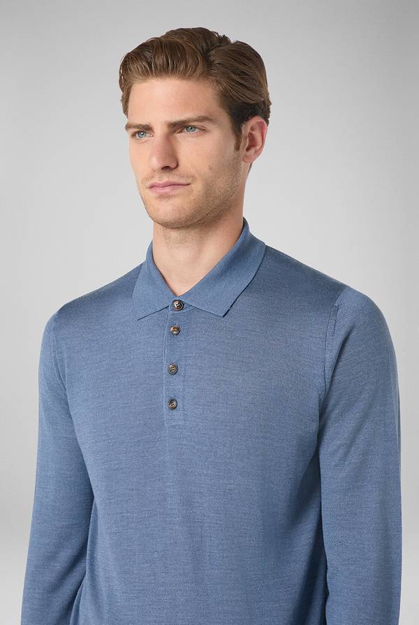 Pull Pal Zileri Polo in lana e seta Shopping Online