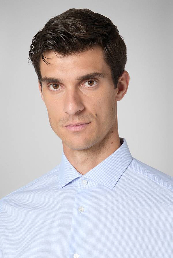 Pull Pal Zileri Camicia micro jacquard con collo Torino Affare Del Giorno