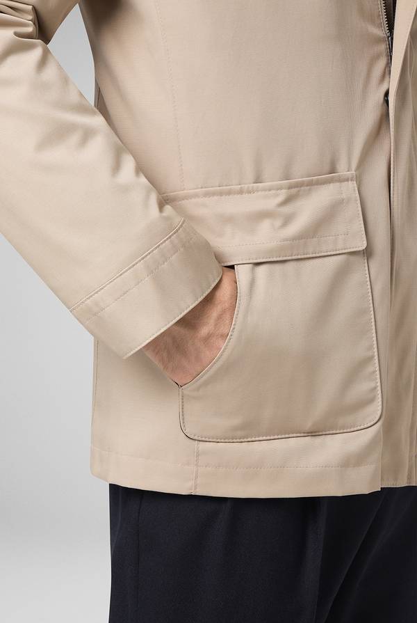 Pull Pal Zileri Oyster Field Jacket in cotone tecnico idro repellente Presa