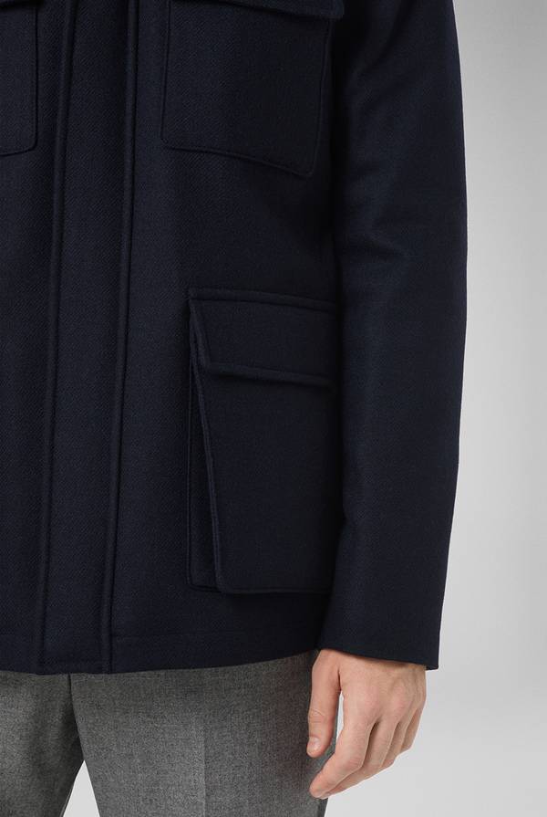 Pull Pal Zileri Field Jacket in lana tecnica resistente all'acqua Italy