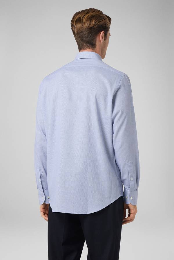 Pull Pal Zileri Camicia micro jacquard con collo Torino In Linea