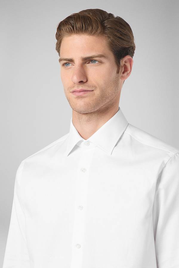 Pull Pal Zileri Camicia micro jacquard con collo Milano Soddisfazione Garantita