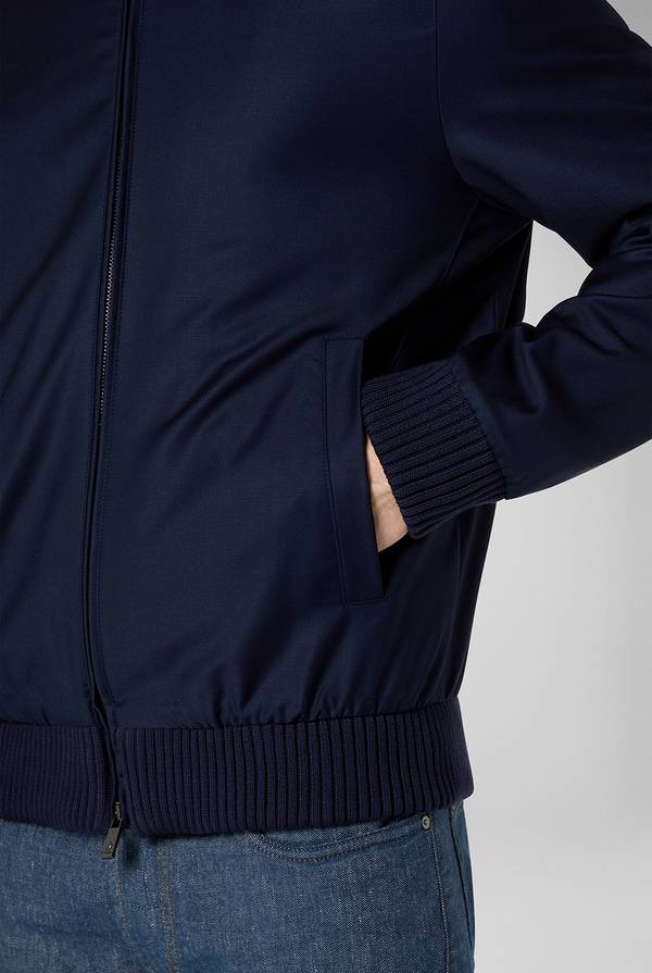 Pull Pal Zileri Bomber in lana resistente all'acqua Outlet