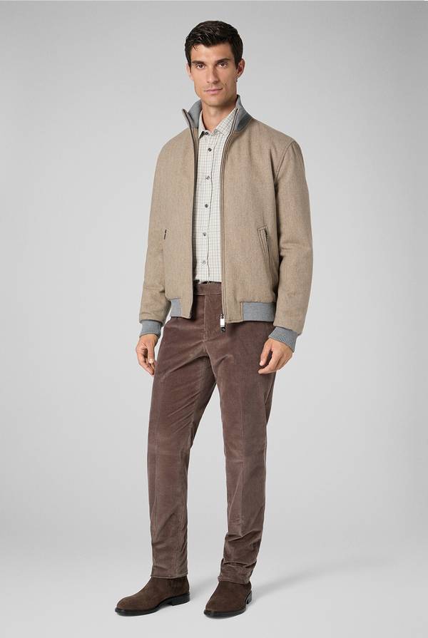 Pull Pal Zileri Camicia in flanella di cotone Vendita Economica