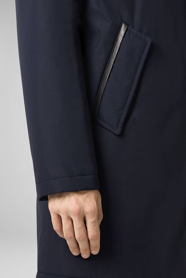 Pull Pal Zileri Car coat in tessuto tecnico Negozio