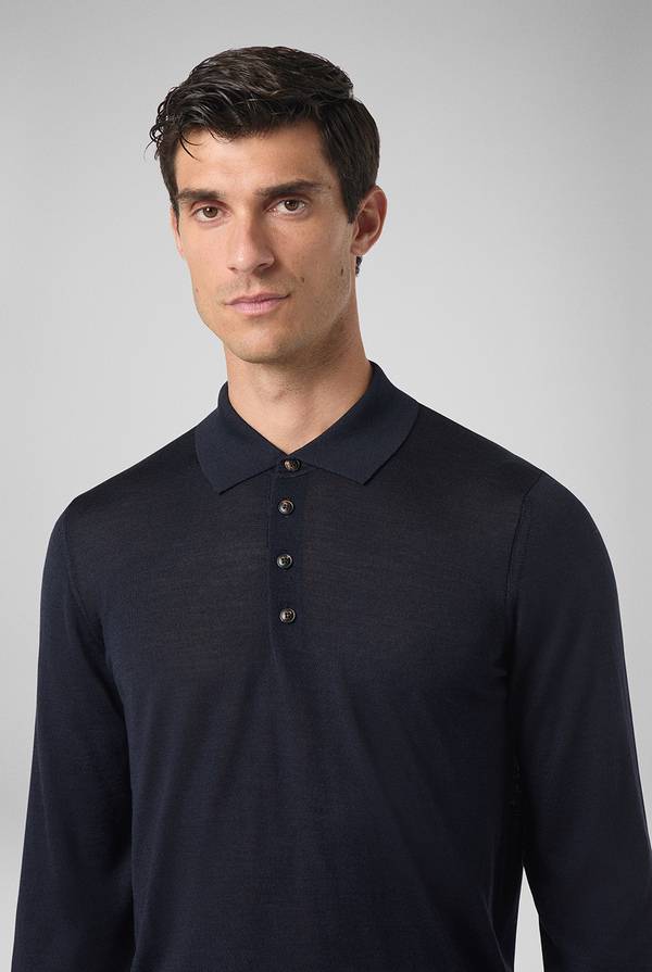 Pull Pal Zileri Polo in lana e seta 2025