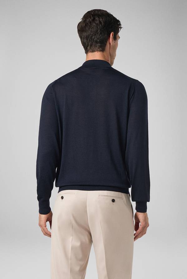 Pull Pal Zileri Polo in lana e seta 2025