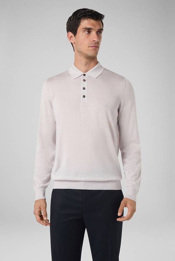 Pull Pal Zileri Polo in lana e seta In Linea