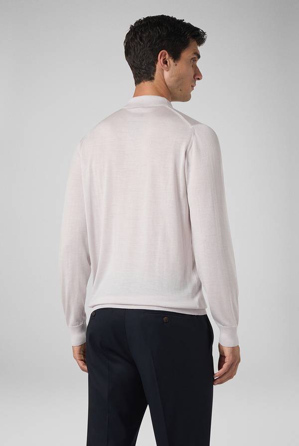 Pull Pal Zileri Polo in lana e seta In Linea