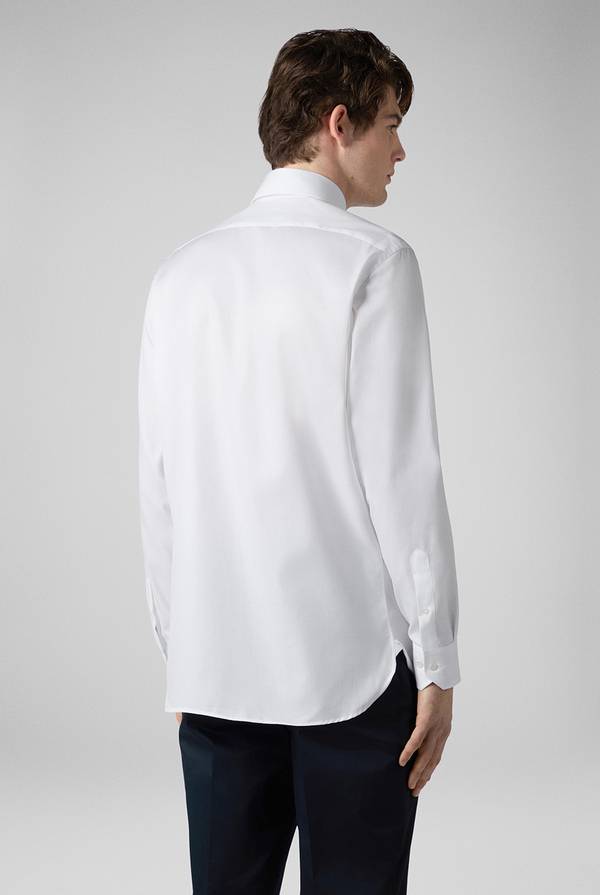 Pull Pal Zileri Camicia in cotone con trattamento anti-piega azzurra Pezzi Unici
